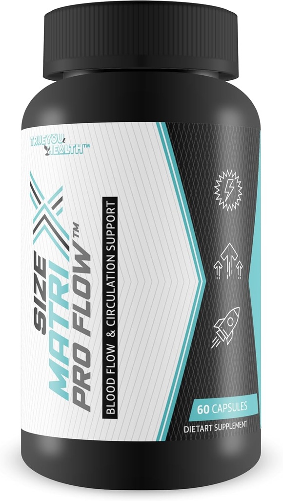 Size Matrix Pro Flow - Unsere beste Blutfluss-Ergänzung - Blutzirkulation Ergänzungen - Blutzirkulation Ergänzungen für Männer - Blutzirkulation Ergänzungen für Frauen - Schlechte Zirkulation Ergänzungen