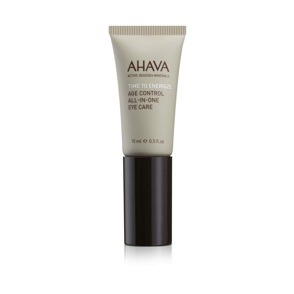 AHAVA Zeit, um die Men's Age Control All-in-One Eye Care - Refreshing & Hydrating Gel auf glatte Unterwäsche Bereich, reduzieren dunkle Kreise, mit Osmoter, Aloe Vera, Koffein, Peptide & G-Force, 0.5 Fl.Oz