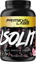 Primeval Labs ISOLIT - Whey Protein Powder, 100% Whey Isolate, 25g Protein, BCAAs, Fast Absorbing, Easy Digesting (Strawberry Shortcake, 2lb)