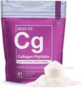 Essential Elements Hydrolyzed Collagen Peptides Pulver für Männer & Frauen - Gelenk, Haut, Haar & Nagel Unterstützung - 15 Gramm des Typs I & III Grass-Fed Bovine Collagen - 30 Servierungen