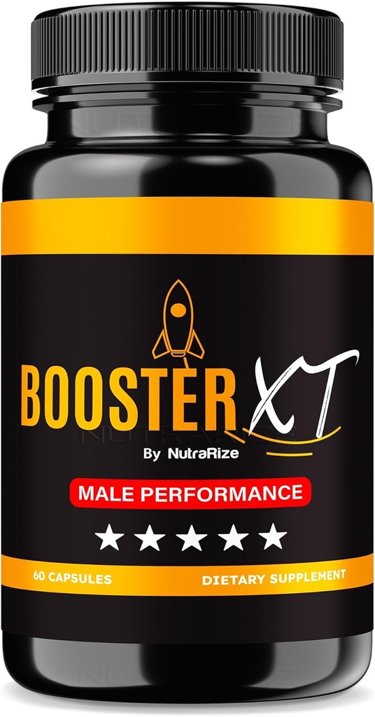 NutraRize Booster XT per gli uomini, Maschio Enhancing Capsules, Formula Premium per sostenere l'energia quotidiana e le prestazioni di picco, Multivitamin Pills per la salute generale, BoosterXT Recensioni (60 capsule)