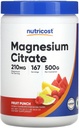 Polvere di citrato di magnesio di Nutricost (pugno di prua, 500 grammi)