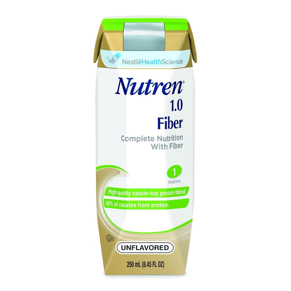 Nutren® 1.0 Fiber - Unflavored - Kalorien 250 / 250 mL Verpackung 250 mL Tetra Prisma - Gehäuse von 24