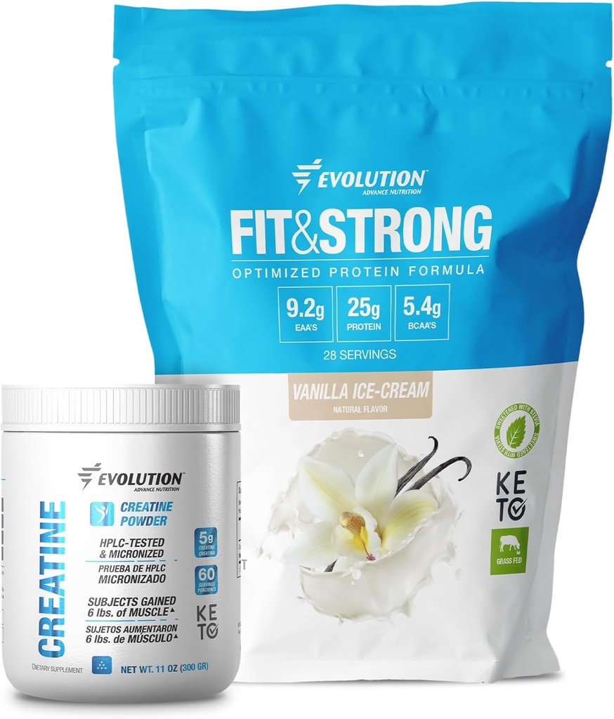Evolution Advance Nutrition Fit & Strong + Kreatin Monohydrat Pulver
