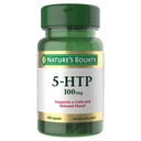 Bounty de la nature 5-HTP pilules et supplément alimentaire, soutient une humeur calme et relaxante, 100mg, 60 Capsules
