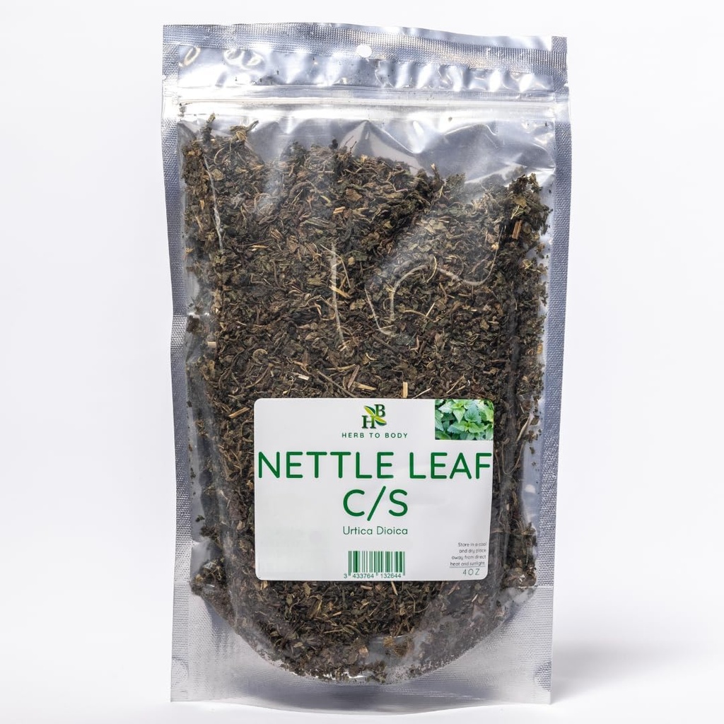 Herb To Body Nettle Leaf C/S | Cut & Sifted | Urtica Dioica | Wildcrafted | 4oz