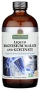 Magnésium Glycinate & Magnésium Malate Liquide - 16 Oz Magnésium Concentrate - Vegan & sans gluten - Soutien osseux, musculaire et cardiovasculaire - Convient pour tous