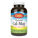 Carlson - Chelat Cal-Mag, 2:1 Calcium bis Magnesium Ratio, Knochenunterstützung, Muskelfunktion & Energieproduktion, 180 Tabletten