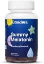 Melatonin Kinder Schlafgummis - Schlafgummis für Kinder und Erwachsene Hilfe Schlaf, Wake Cycle, Relaxation, Verbesserung Schlaf-Exzellenz, Erdbeer-Flamvor, Made in USA, 60 Gummies
