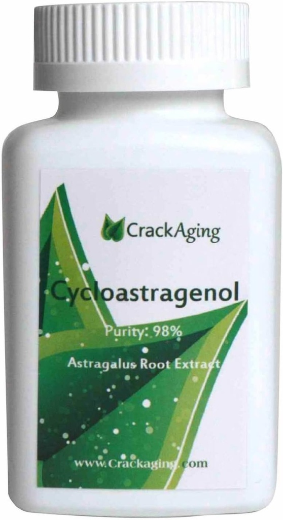 Crackaging Super-Absorption Cycloastragenol 98%.Support immunitaire $Télomérase / anti-âge suppléments 10mg 60 Capsules végétariennes dans 2 bouteilles