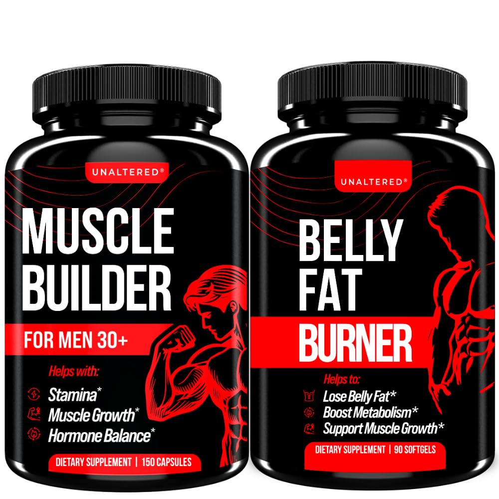 UNALTERED Muskelaufbau & Belly Fat Burner Bundle
