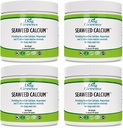 Supplément minéral d'algues de Calcium pour chiens et chats, 14 oz - Anciennement la nature, Meilleur Calcium d'algues de qualité supérieure que la poudre de farine ou de coquille d'oeuf, Calcium essentiel pour les animaux (4 paquets)