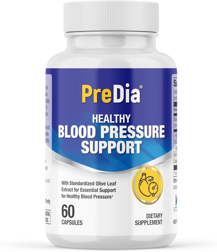 PREDIA WynnPharm - Healthy Blood Pressure Support, 30 Count (Pack of 1)
