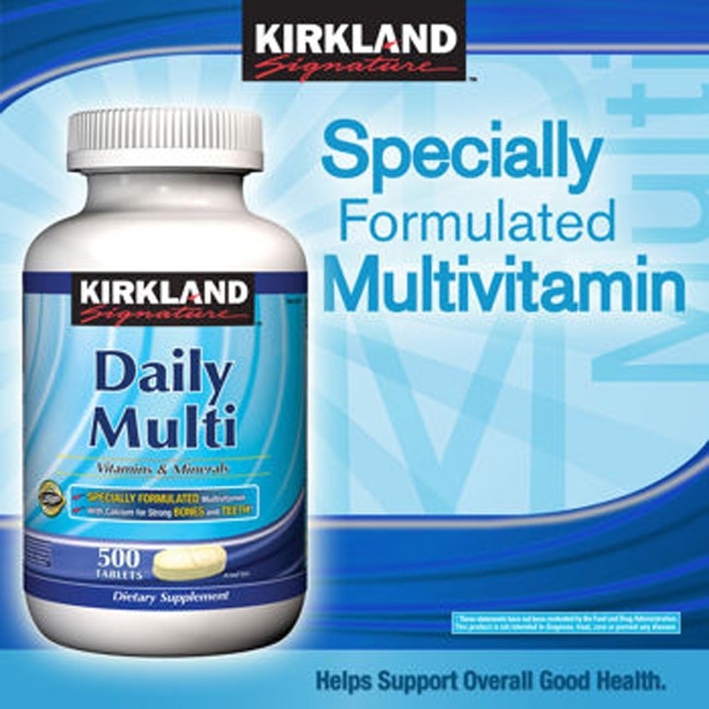 Kirkland SignatureTM Daily Multi, 500 compresse