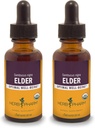 Kräuter Pharm Certified Organic Elder Liquid Extract - 1 Unze (Pack von 2)
