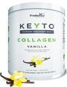 Keto Collagen Protein Powder con olio MCT – Keto e Paleo Friendly Grass Fed e Pasture Raised Peptidi di collagene idrolizzato – si adatta a bassa dieta di carboidrati e Keto Snacks – KEYTO Vanilla Flavor