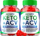 (2 Pack) Ketofit ACV Gummies Advanced 1000mg, KetoFit Keto + ACV Gestione del peso Gummies Aceto di sidro di mele Keto Fit Integratore alimentare Ketofit Gummies Recensioni Vitamina B12 B6 (120 Gummies)