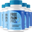 (5 Pack) Free Pain Pro Capsules, Official Free Pain Pro Supplement Capsules Advanced Formula, Free Pain Pro Pills All Natural to Support Overall Wellness, Free Pain Pro Formula Review, 300 Capsules