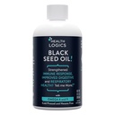 Health Logics Black Seed Oil | Rich Source of Omega 6 & Omega 9 | Pure Cold Pressed Black Cumin Seed Oil for Respiratory, Digestive und Immune Health | 6 fl oz