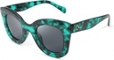 FEISEDY Retro oversize Horn Occhiali da sole Semi Cat Occhio Farfalla Vetro Big Thick Bold Frame B2572