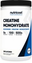 Nutricost Creatin Monohydrat Mikronisiertes Pulver 500G, 5000mg pro Serv (5g) - 100 Servierungen, 17.9 Oz