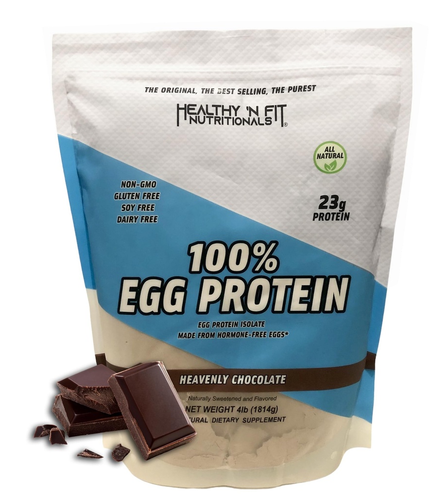 Gesunde 'N Fit 100% Eiprotein-Schokolade (4lb): 100% Eiweiß-Protein. Zero Lactose, Zero Sugar.- Ultra Pure, Natural Egg Protein Isolate