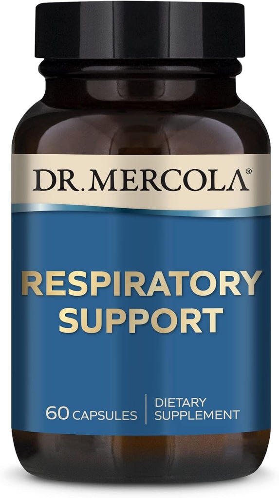Dr. Mercola Atmungshilfe Nahrungsergänzungsmittel, 30 Portionen (60 Kapseln), Antioxidans & Immununterstützung, Non GMO, Soy Free, Glutenfrei