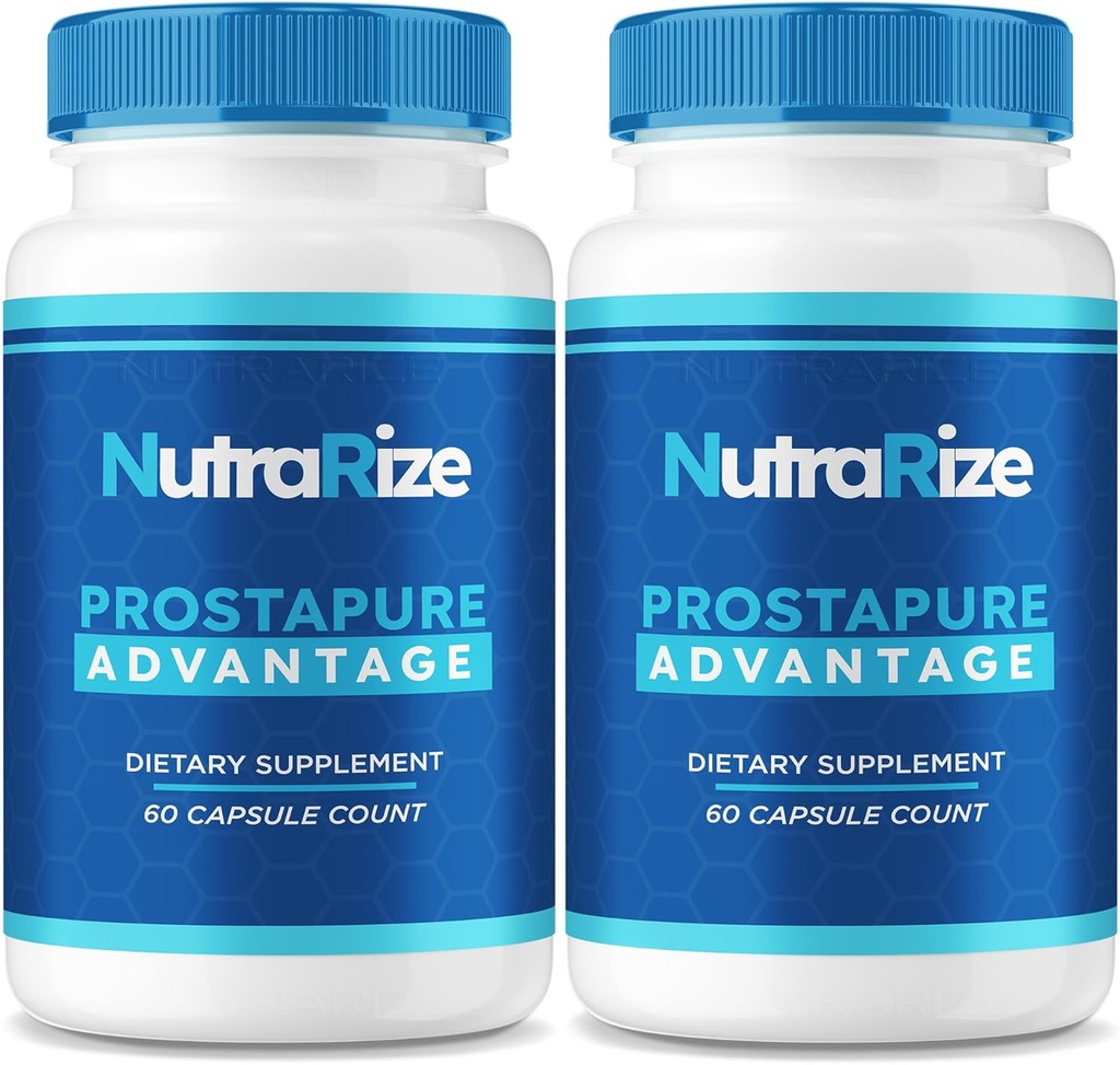(2 Pack) Prostapure Capsules, Prostapure Advantage Prostate Supplement, Official All-Natural Advanced Formula, Maximum Strength Pills to Support Overall Health, Prosta Pure Reviews (120 Capsules)