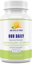 Unsere täglichen Vites L-Methylfolat B Complex Cofactors & Essential Amino Acids (2.5mg) - Active Folate, Methylated B12 Methylcobalamin, B6 und Glycine - 60 Count