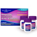 GeriCare Omeprazol Delayed Release Tablets 20mg Stomach Säure Reducer Pillen für 24 Stunden Sodbrennen Relief- Säure Reflux Medizin zu behandeln häufige Sodbrennen- Anti-Acid Relief Tabletten (42 Zähler)