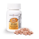 One-Daily Multivitamine mit Mineralien für Männer und Frauen (100 Tabletten) von GeriCare| High-Potency Multi-Vitamin & Multimineral Nahrungsergänzung für Immunität, Energy| Complete Daily Nutritional Support