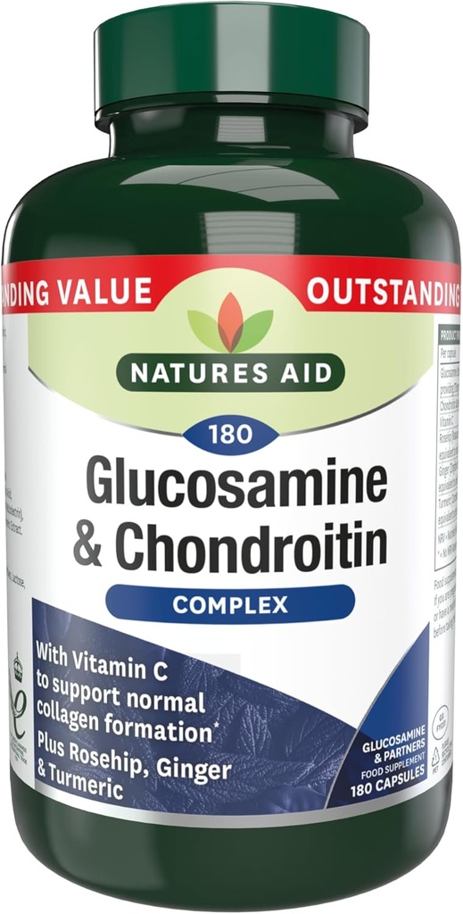 Glucosamin 500mg & Chondroitin 100mg Komplex 180 Vcaps