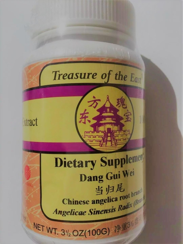 Schatz des Ostens, Chinesische Angelica Root Branch - Dang GUI Wei (5:1 Konzentrierte Kräuterextraktgranulen, 100g)