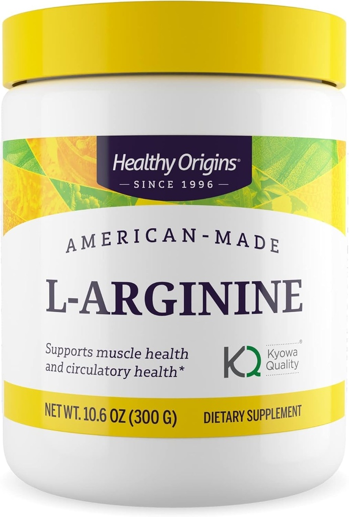 Gesunde Herkunft - L-Arginin (American-Made, Non-GMO, Glutenfrei, Muskelunterstützung), 10.6 Unze