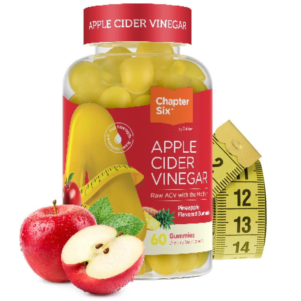 Zahler - Apple Cider Essiggummis - Kosher & Delicious ACV Gummis für Damen und Herren - Detox Support & Cleanse - Gut Health & Metabolism Support - 60 Ananas Flavored Gummis.