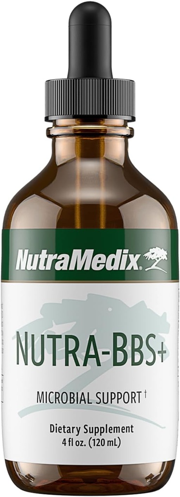 NutraMedix Nutra-BBS+ - Kräuterergänzung für mikrobielle, antioxidative und Immununterstützung - mit Elecampane + Jalapa Root, Artemisia Annua und Capirona Bark (4 oz)