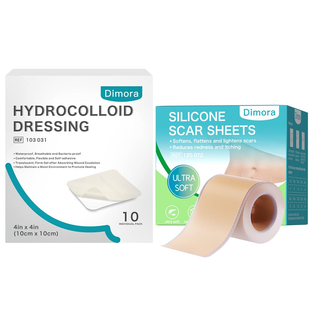 Dimora Hydrocolloid Wound Dressing & Silicone Scar Sheets