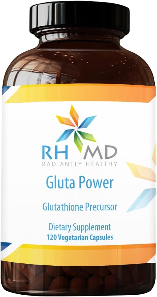 RHMD Gluta Power Glutathione Precursor Integratore alimentare 120 capsule vegetariane