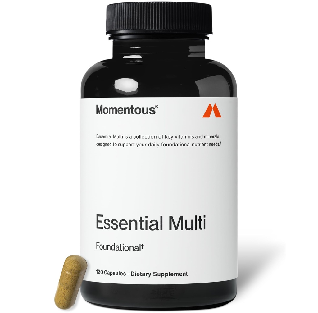 Multivitamine essentielle mouvementée pour les femmes et les hommes - Complexe complet de vitamines et minéraux pour les athlètes et les adeptes du bien-être - sans OGM et sans gluten - NSF certifié pour le sport - 30 portions