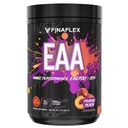 FINAFLEX EAA, Psycho Peach - 14,2 oz - Promotion de la performance, de l'énergie et des coupures - Avec BCAA, L-Glutamine, L-Arginine, acétyl-L-Carnitine et caféine - 30 portions