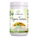 Erstaunlich Indien USDA Certified Organic Turmeric Powder 16 Oz (1 Lb) Supplement | Non-GMO | Gluten Free | Made in USA