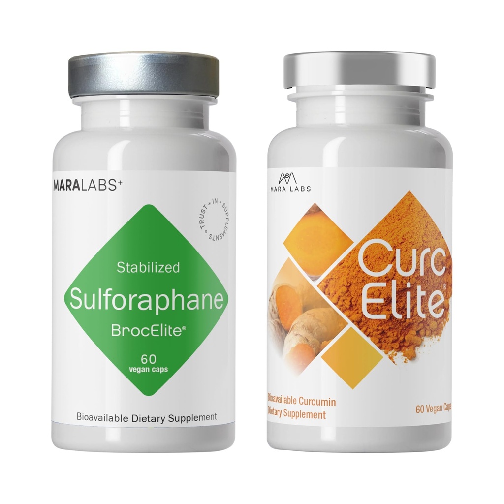 Mara Labs Plus, 60 Capsules et CurcElite, 60 Capsules