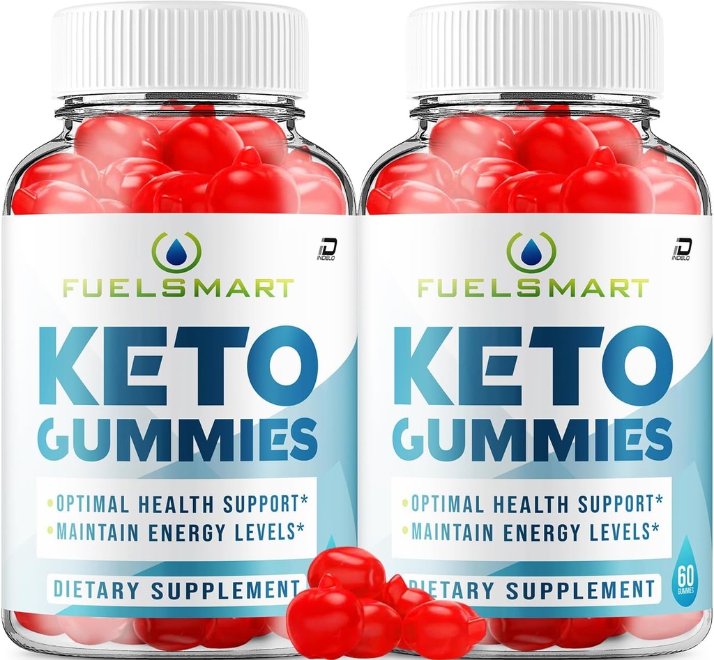 Combustible Smart Supplément Gommies ACV - CarburantSmart + ACV Gestion du poids Gommies vinaigre de cidre d'Apple 1000MG, Avis sur les Gommies Keto Smart Carburant, Vitamine B12 (2 Pack - 120 Gommies)
