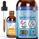 Restavin - Advanced Leg Support Supplement - Flüssige Lieferung für bessere Absorption - Vitamin C, Eisen, Valerian, Turmeric, Magnesium &amp; Mehr!