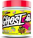 GHOST BCAA Powder Amino Acids Supplement, Sauer Patch Kinder Wassermelone - 30 Servierungen - Sugar-Free Intra, Post & Pre Workout Amino Powder & Recovery Drink, 7G BCAA