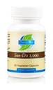 Priority One Vitamins Sun D3 3.000 90 Vegetarische Kapseln - Die bioverfügbarste Form von Vitamin D (Cholecalciferol).*