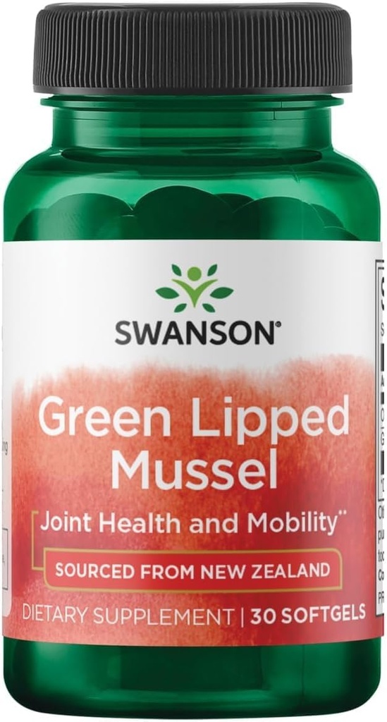 Swanson Nouvelle-Zélande Huile de moules verte Liped 30 gels