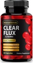 Pills de flux clair, Capsules de flux clair officiel, Support tout naturel, Soutien Premium pour maintenir des niveaux stables et une circulation saine, Tous les avis de flux naturel clair santé (60 capsules)