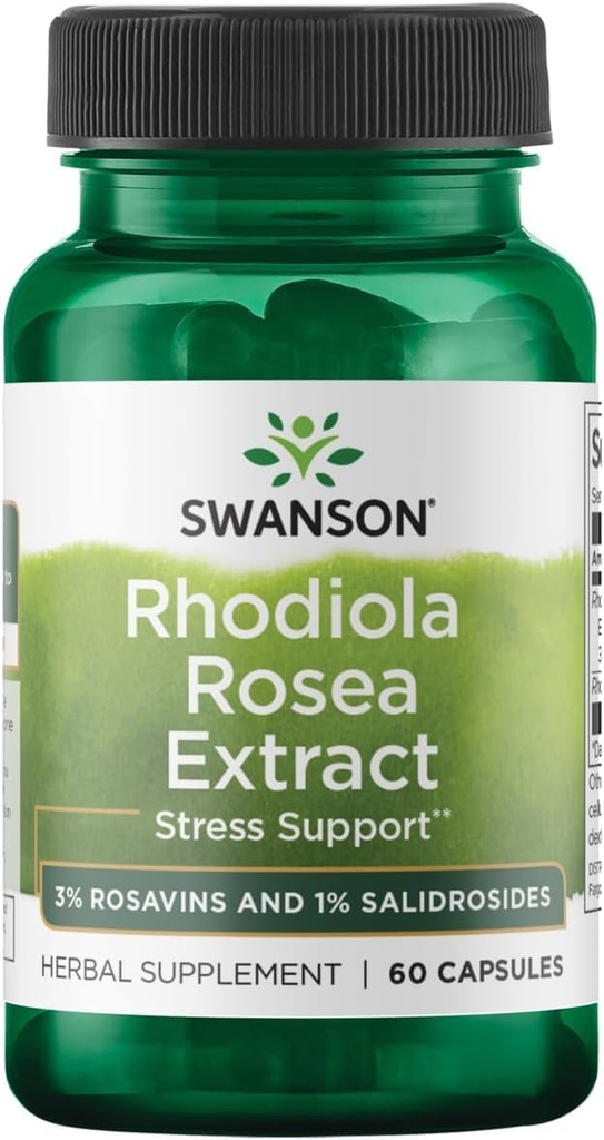 Swanson Rhodiola Rosea Extrakt 60 Caps